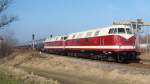 Am 19.02.2015 hatte die neu lackierte und aufgearbeitete EBS 118 719-4 ihre LLastprobefahrt zusammen mit der 118 757-4.