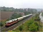 ITL 118 552-9 mit dem DPE 61186 von Vitzenburg nach Löbau (Sachs), am 17.09.2016 im ehem.