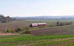 EBS 118 719-4 mit dem  DGS 92790 von Zeitz nach Karsdorf, am 29.10.2021 bei Kleinjena.