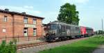 CTL 252 022-9 (92 80 1252 022-9 D-CTL) + EBS MY 1131 (92 80 1227 003-1 D-EBS) als Tfzf von Riesa zur Werkstatt der Erfurter Bahnservice GmbH nach Karsdorf, am Hp Kirchscheidungen; 29.04.2011 (Foto: