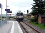 CTL 252 021-1 (ST43 R007) mit leeren Lafarge Zementkesselwagen auf der Fahrt von Naumburg Hbf nach Karsdorf, am 13.06.2012 am Hp Ro�bach.