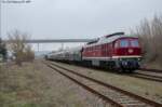 EBS 132 293-2 mit dem Lr 16993 nach Freyburg, am 24.03.2019 in Karsdorf Bbf.