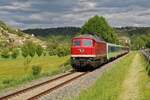 Nach dem am 14.05.2025 die drei Triebwagen DB 628 486  Maria , 628 526  Anna  und 628 904 von Ulm nach Naumburg (S) Hbf �berf�hrt wurden, ging es am fr�hen Nachmittag des 15.05.2025 mit der EBS 232