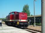 MTEG 204 354-5 beim umsetzen im Bf Karsdorf; 07.06.2008  