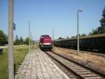 MTEG 204 354-5 am 07.06.2008 beim umsetzen nach der Ankunft mit dem Leerzug vom Rotk�ppchen-Express (Glauchau - Freyburg) aus Freyburg, im Bf Karsdorf.