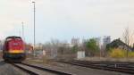 EBS 202 487-5 + 202 057-6 + 201 001-5 am 25.03.2014 in Karsdorf Bbf.