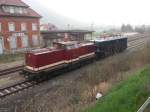 Am 01.04.2014 �berf�hrte die EBS 201 001-5 die EBS 142 145-2 �ber die Unstrutbahn nach zur EBS nach Karsdorf.