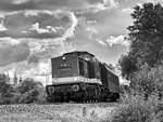 Mit der  Petroleum P8  �ber die Unstrutbahn.