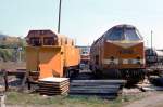 Am 26.04.1981 fotografierte Klaus Pollm�cher die DR 119 015-6 abgestellt in Sonneberg.