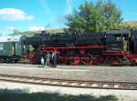 Das Lokpersonal vom Eisenbahnmuseum Bayrischer Bahnhof zu Leipzig e.V.