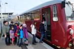 EBS 772 345 als  Kita-Sonderzug  nach Laucha, am 07.04.2015 in Karsdorf.