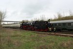 Nach der Ankunft der 41 1144 der IGE  Werrabahn Eisenach  e.V.