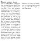 Neuigkeiten von der  Finnebahn  von Laucha nach Lossa.
