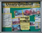Der Schaukasten der IG Unstrutbahn e.V.
