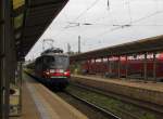 DB 115 509-2  80 Jahre DB Autozug  mit dem PF 2758 von Neuenmarkt-Wirsberg nach Leipzig Hbf, am 26.06.2012 bei der Durchfahrt in Naumburg Hbf.