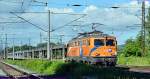Am 22.06.2013 fuhr die North Rail 1142 579  Susi  mit einem Leerzug durch Naumburg Hbf in Richtung Gro�korbetha.