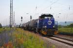 InfraLeuna 211 mit dem DGS 99731 von Weissensee nach Gro�korbetha, am 28.06.2013 in Naumburg Hbf.