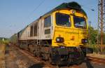 FPL 66001 (92 51 3650 000-4 PL-FPL) mit einem G�terzug Richtung Bad K�sen, am hei�en 28.07.2013 in Naumburg Hbf.