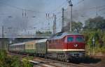 WFL 231 012-6 als Schublok am DPE 79760 von Cottbus nach Meiningen, am 07.09.2013 in Naumburg Hbf.