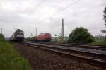 DB ES 64 U2-028 mit der RB 16316 von Halle (S) Hbf nach Apolda, am 17.05.2014 bei der Ausfahrt in Naumburg Hbf.