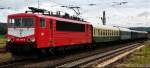 LEG 155 078-9 mit dem DPE 75949  PIKO-Express  von Leipzig-Plagwitz nach Sonneberg (Th�r) Hbf, am 20.06.2015 in Naumburg Hbf.