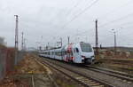 DB SÜWEX 429 612 als Probefahrt Richtung Bad Kösen, am 18.02.2022 in Naumburg (S) Hbf.