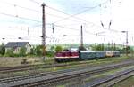 LOK OST 112 364-5 mit dem Sonderzug der Eisenbahnfreunde Traditionsbahnbetriebswerk Sta�furt e.V.