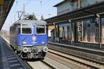 Die 421 379-9 vom Dampflok-Depot Full durchfuhr am 06.04.2023 von Dessau kommend Naumburg (S) Hbf Richtung Bad Kösen.