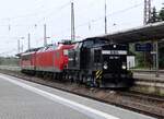 EBS rangiert Lokzug in Naumburg (Saale) Hbf.