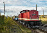 Am 08.11.2023 überführte die PRESS 112 565-7 in Naumburg (S) Hbf den ehem.