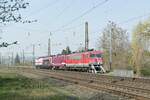 FWK 155 196-9 am Ostersonntag, dem 31.03.2024 in der EBS-Abstellung in Naumburg (S) Hbf.