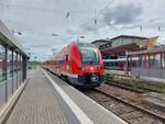 DB 4462 007 kam am 27.05.2024 im Rahmen einer Schulungsfahrt für den neuen  Franken-Thüringen-Express  (von Erfurt nach Nürnberg) aus Eisenach nach Naumburg (S) Hbf.