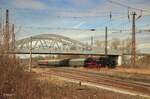 WFL 03 2155 mit dem DRC 20281 aus Saalfeld (S), 28.03.2026 bei der Einfahrt in Naumburg (S) Hbf.