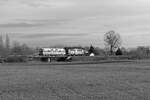 Am 02.01.2023 war die EBS 118 719 in Ro�bach mit der EBS 140 xxx in Richtung Karsdorf unterwegs.