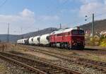 EBS V200 507 mit einem Zementzug von Erfurt nach Karsdorf, am 25.03.2025 in Großheringen.