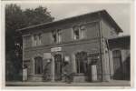 Das Bahnhofsgeb�ude von Gehofen im Jahr 1933.