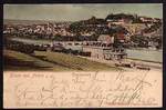 Blick auf auf Nebra und den Nebraer Bahnhof im Jahr 1901.