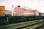 Am 13.09.1998 zeigt sich die KEG 001 (CSD T435.0554) am Zementwerk Karsdorf in einem traurigen Zustand.