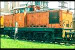 ex Kali Roßleben Werklok, am 08.07.1992 im Zementwerk Karsdorf.