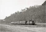 DB 202 288-7 war am 09.03.1994 bei Vitzenburg mit einem Personenzug nach Naumburg unterwegs.