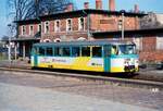 KEG VT 2.13 als RB nach Naumburg Hbf, am 04.03.1997 in Nebra.