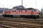 DR 132 352-6 am 03.12.1991 in Naumburg Hbf.