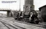 Die Naumburger 58 2064 vor dem heimatlichen Wasserturm am Bw Naumburg.