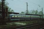 Ende 1992 / Anfang 1993 stand der DR SVT 137 225 abgestellt am Postbahnsteig in Naumburg Hbf.