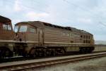 DB 231 022-5 am 06.03.1993 abgestellt am Westkopf in Naumburg Hbf.