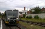 Burgenlandbahn 672 916  Burgenlandkreis  + 672 905  Stadt Ro�leben  als RB 34887 nach Naumburg Ost, zu unserem 6.