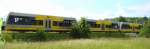 Anl�sslich der Saale-Wein-Meile am 27.05.2012 um Ro�bach wurde zwischen Naumburg Ost und Wangen mit 3 Triebwagen gefahren.