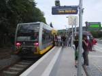 Am Abend des 08.09.2013 wurden die RB´s zwischen Naumburg und Nebra schon wieder mit den gewohnten Triebz�gen der BR 672 gefahren.
