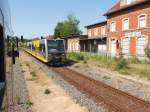 Am Nachmittag des 08.06.2014 fand wegen einem defekten Triebwagen mal wieder eine Kreuzung im ehem.