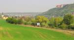 Burgenlandbahn 672 901 als RB 34871 von Wangen nach Naumburg Ost, am 20.04.2011 bei Ni�mitz.
